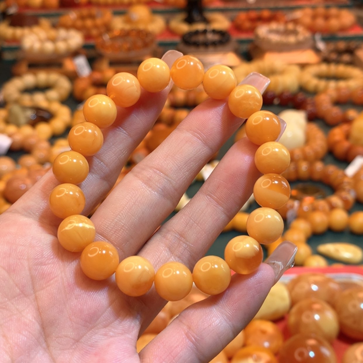 【闪购商品】未镶嵌琥珀手链蜜蜡