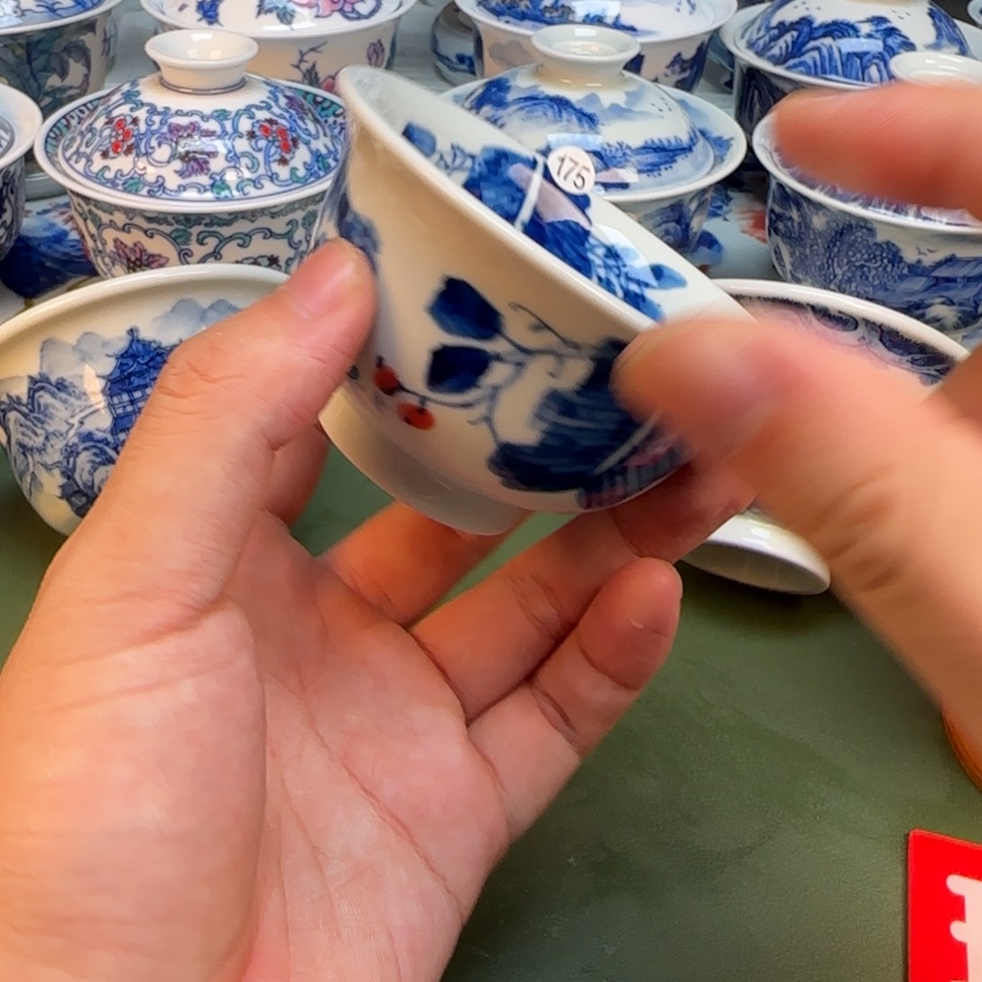 彦祖纯手工手绘茶具175