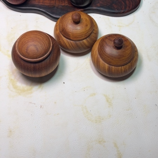 缅甸花梨小品香罐