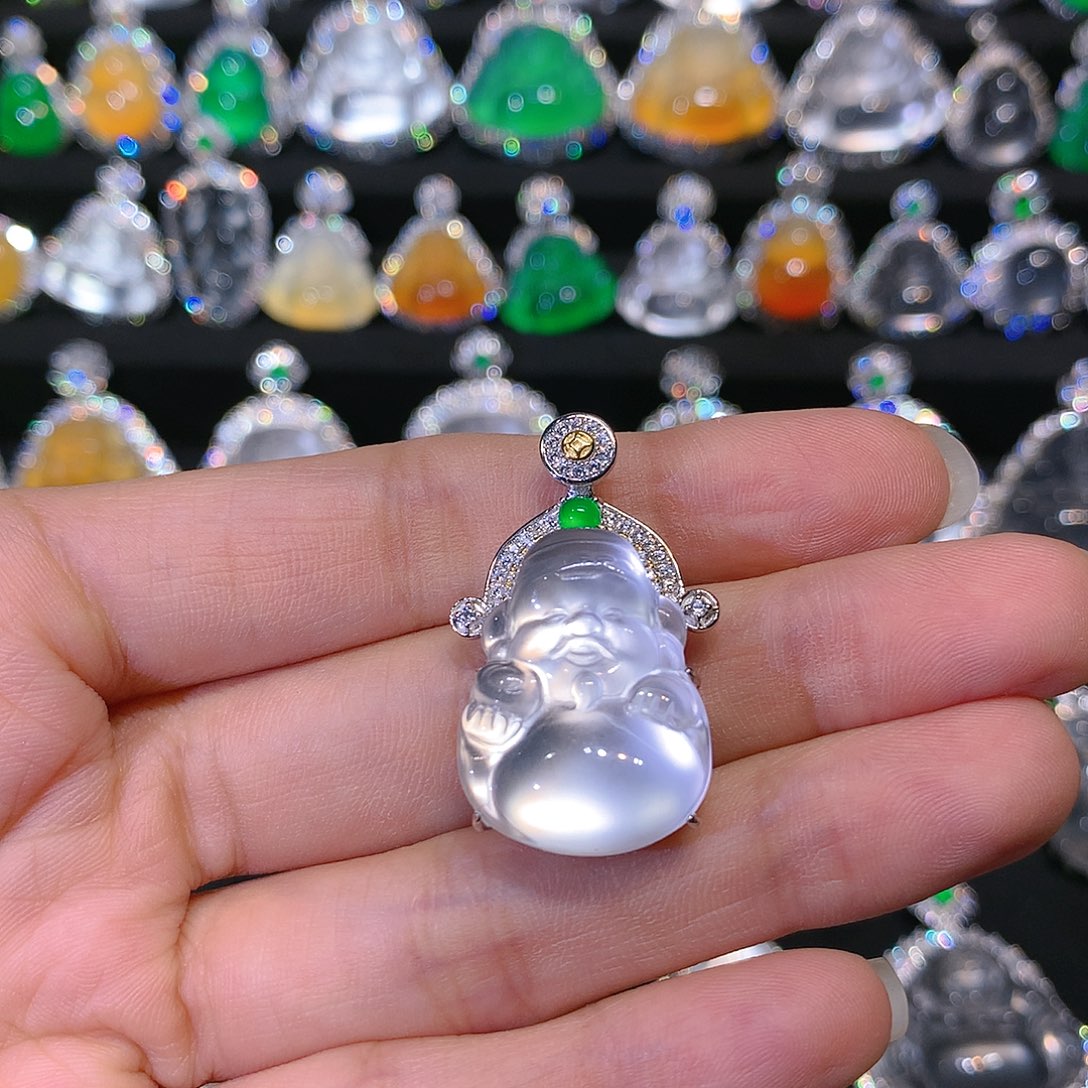 石英质玉颈饰银S925镶嵌果****凉