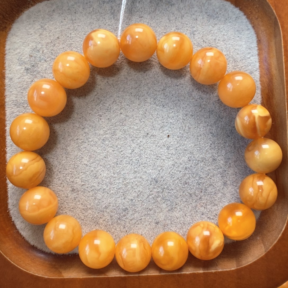 蜜蜡未镶嵌手串蜜蜡