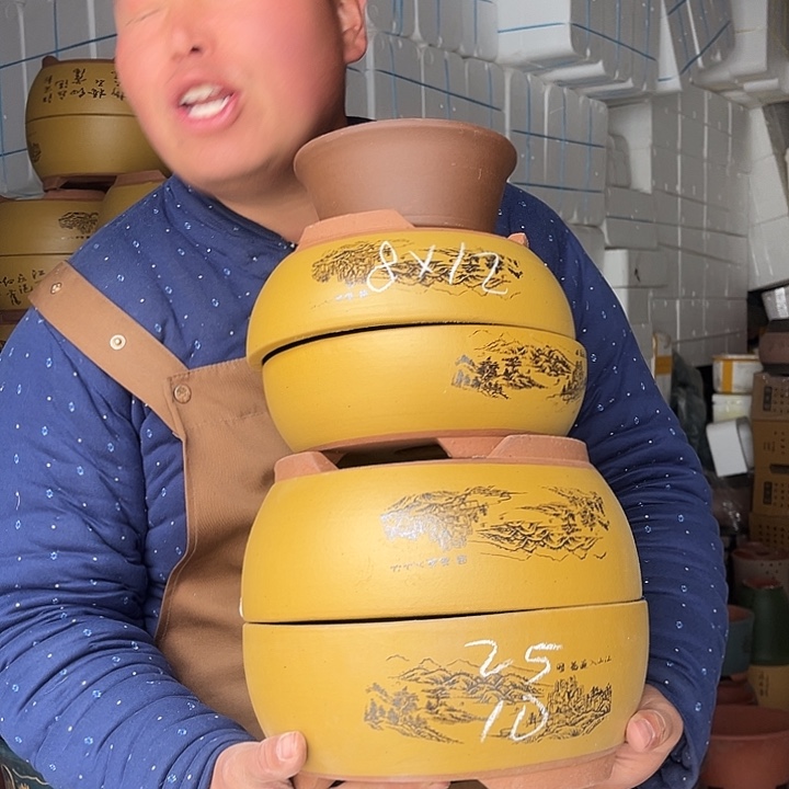 紫砂紫砂花盆盆栽