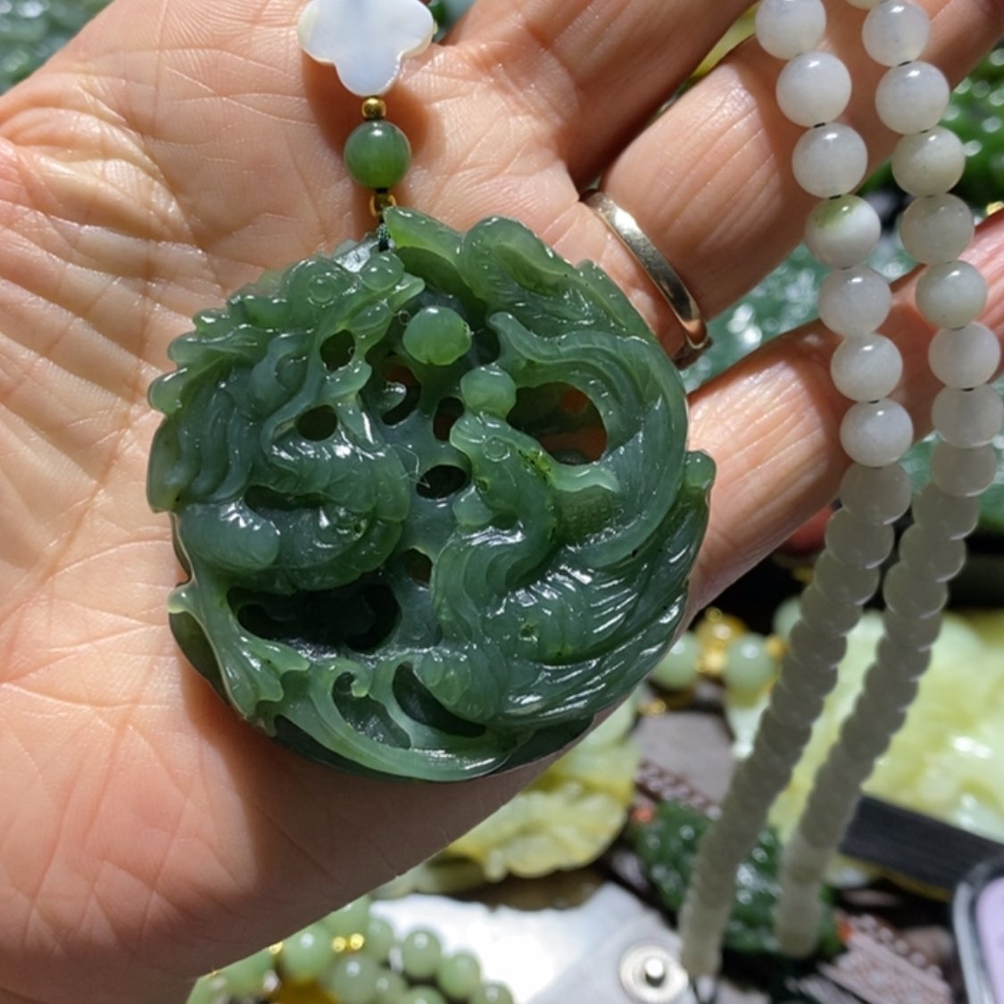 【闪购商品】和田玉毛衣链未镶嵌