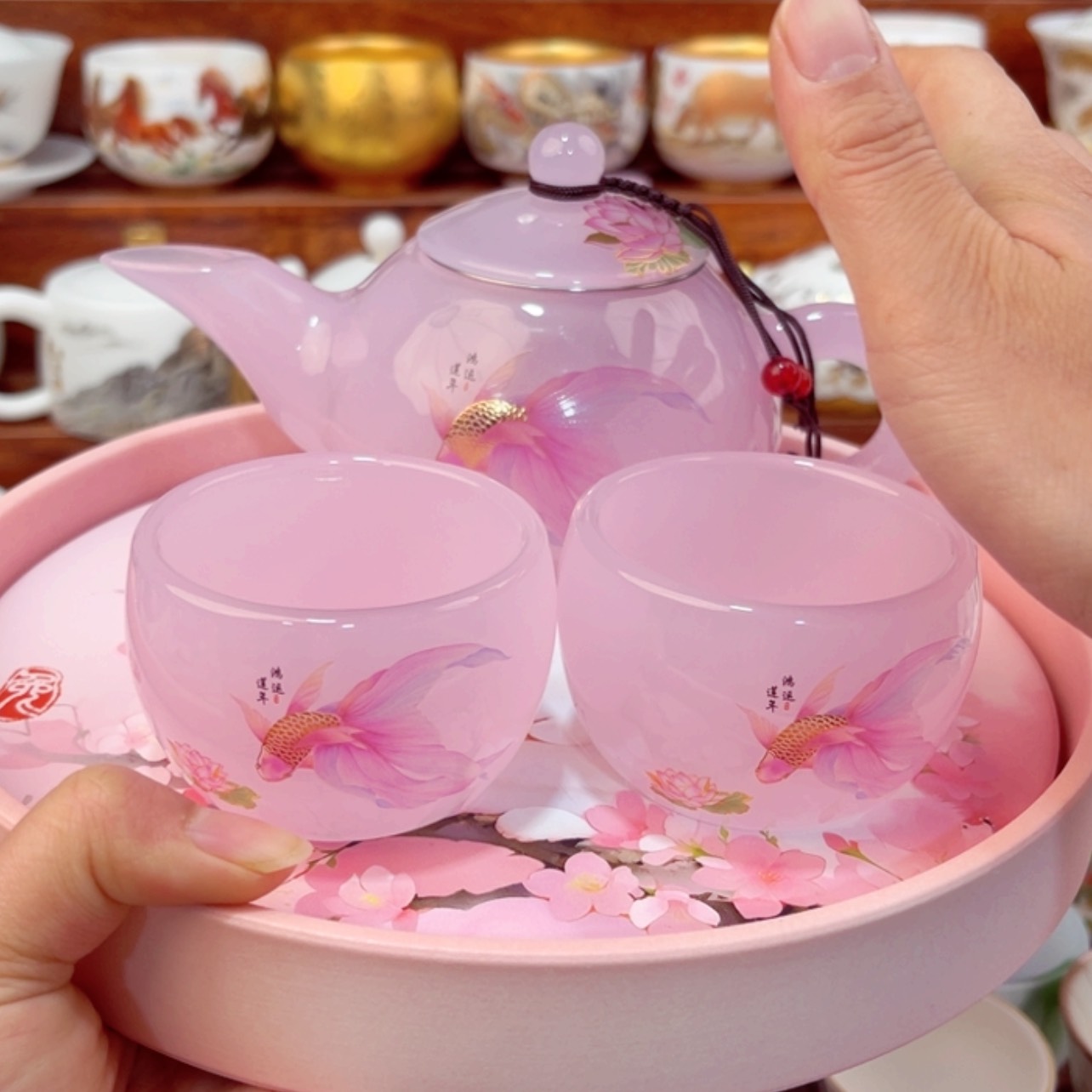 【闪购商品】高货羊脂玉瓷陶瓷茶具