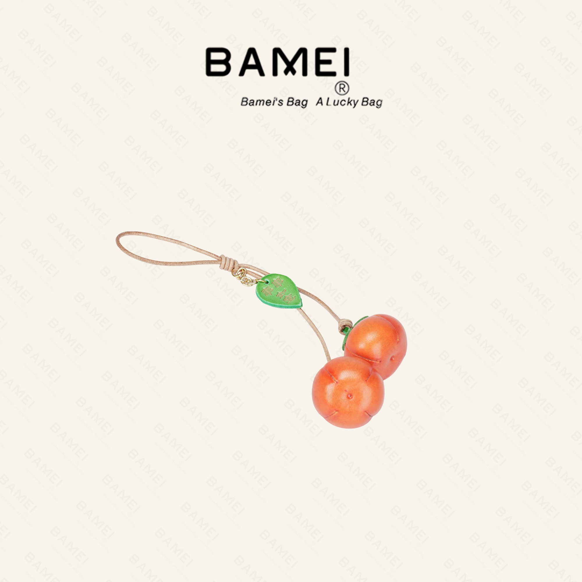 BAMEI 八妹 ·苹果草莓茄子柿柿如意麦穗  可爱玩偶配件包包挂件