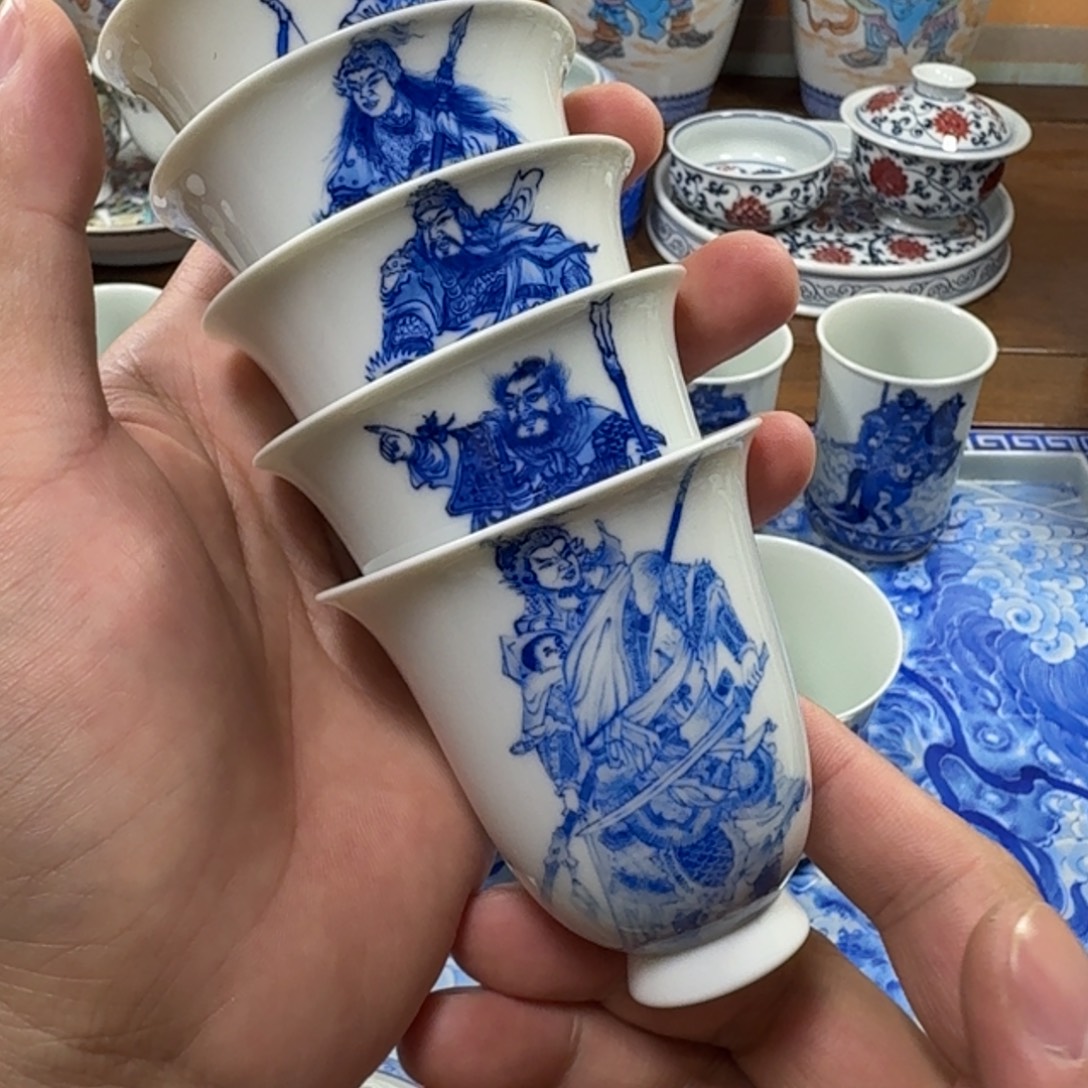 鑫***鸡全手工全手绘陶瓷