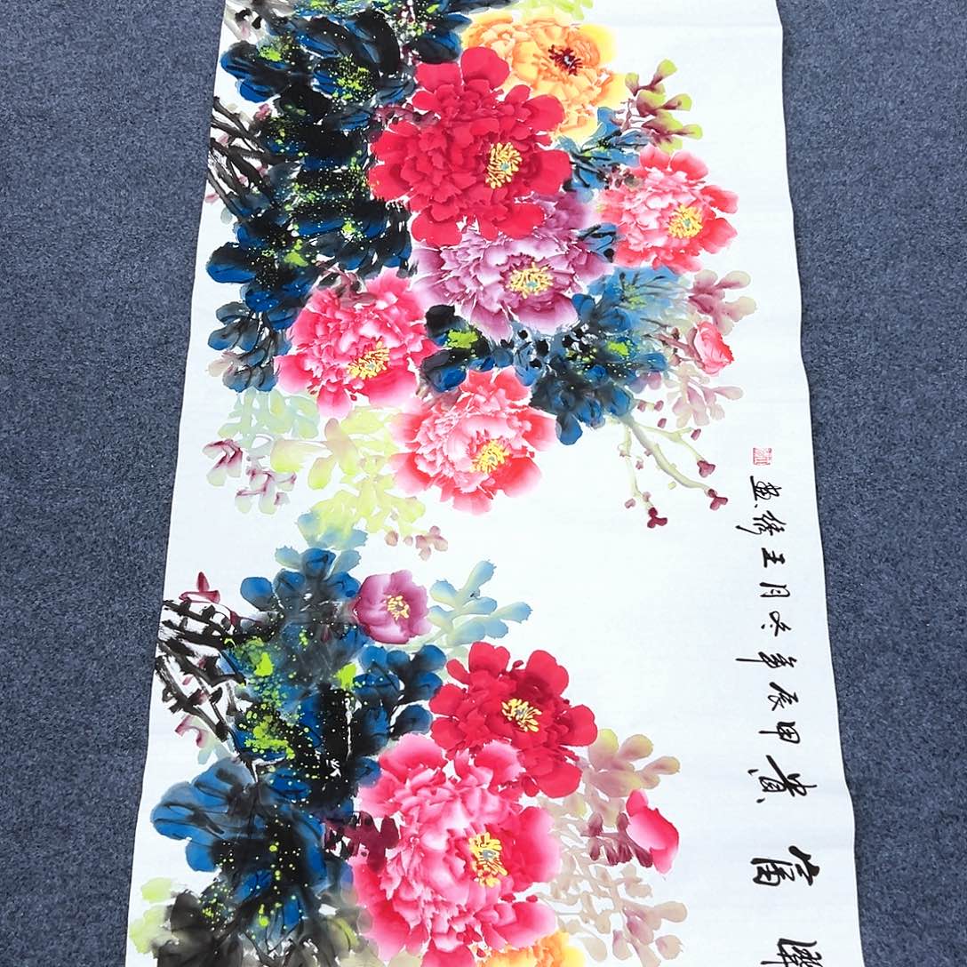 国画国画作品宣纸纯手绘