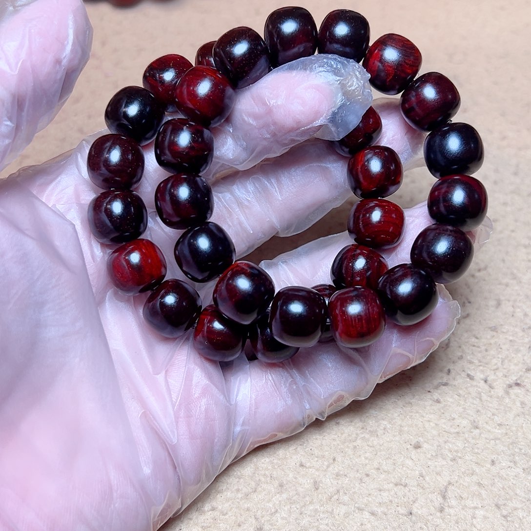 手串/手链小叶紫檀1314琴料火焰纹