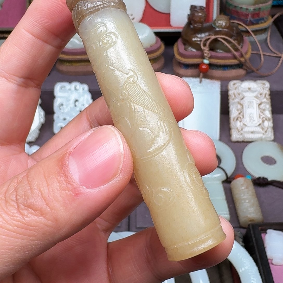 和田玉挂件未镶嵌枫*