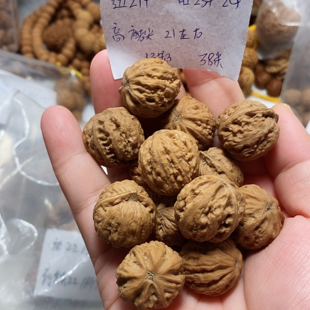 核桃手串/手链粗筋麻花手捻