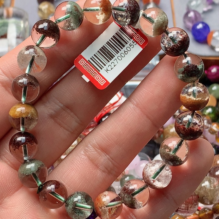 水晶手串未镶嵌天然