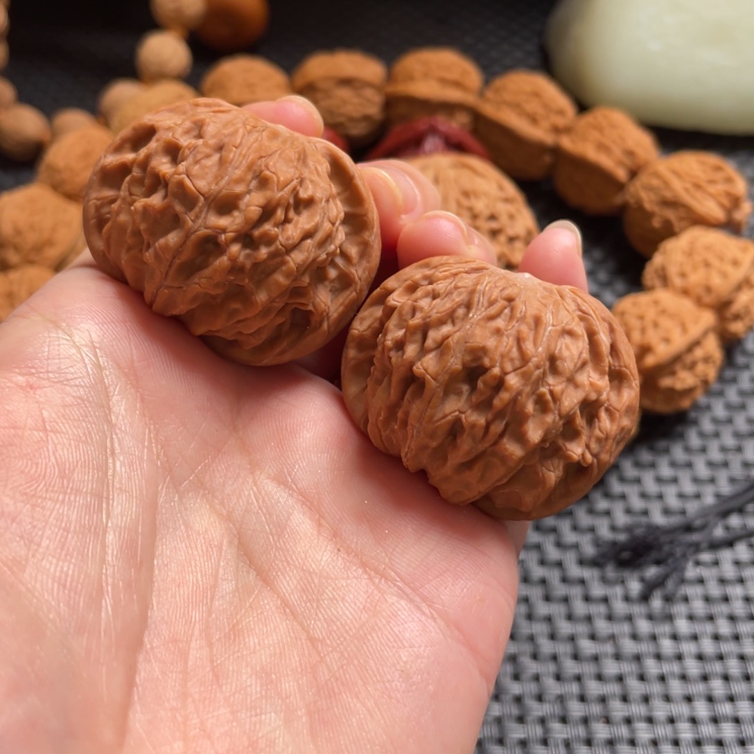 文玩核桃吊坠磨盘40+全品