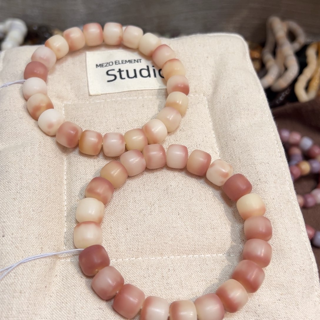 菩提根/象牙果吊坠桃花枝12微瑕随机