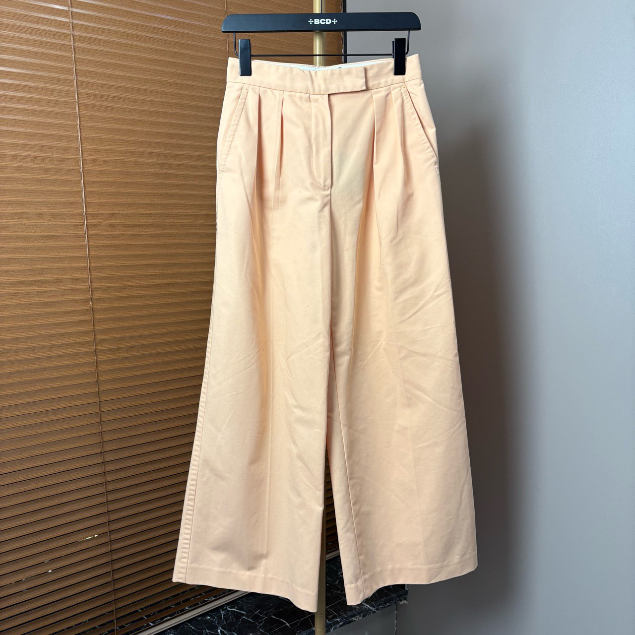 95新 MaxMara （cc）纯色休闲西裤 34码/10000/fg207168