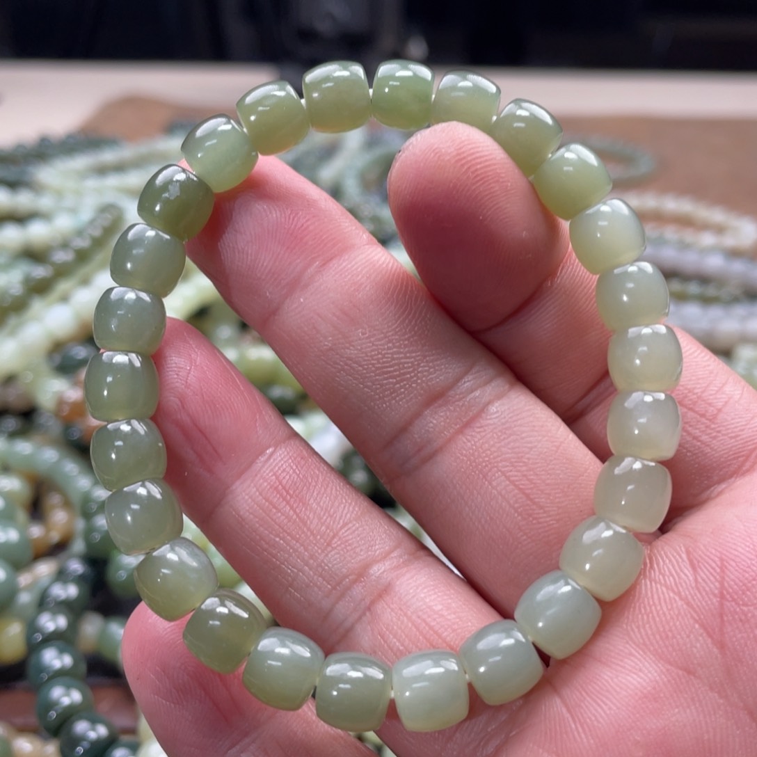 和田玉手链未镶嵌