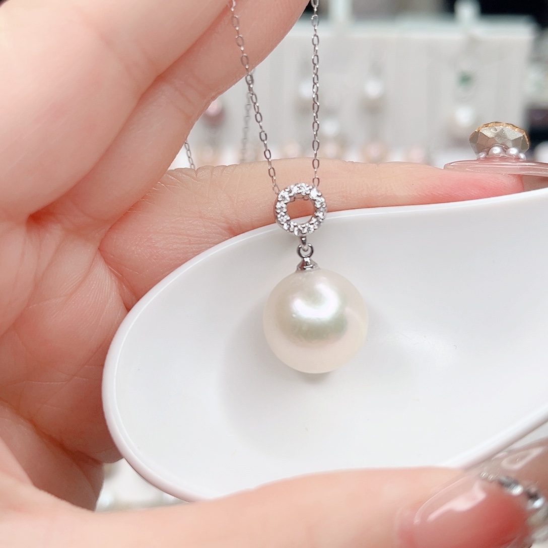 淡水珍珠吊坠(赠链)合金