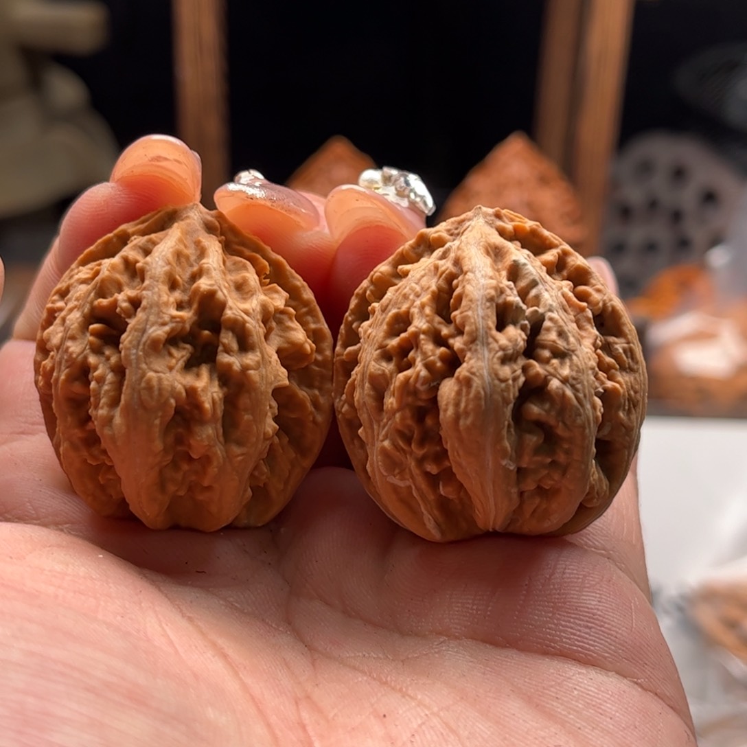 文玩核桃把件关东木子家楸大胖114