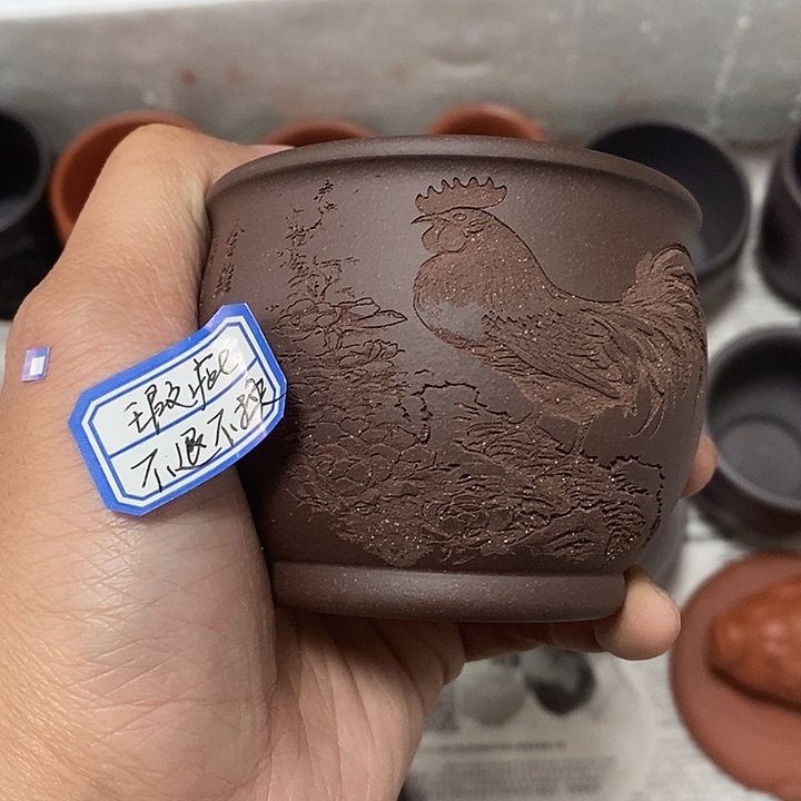 茶杯紫砂瑕疵不退不换