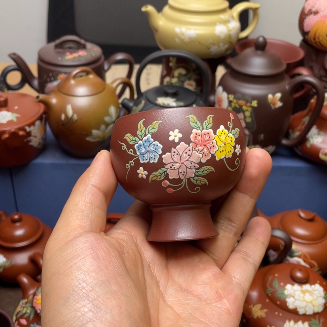 茶杯紫砂紫砂主人杯100cc