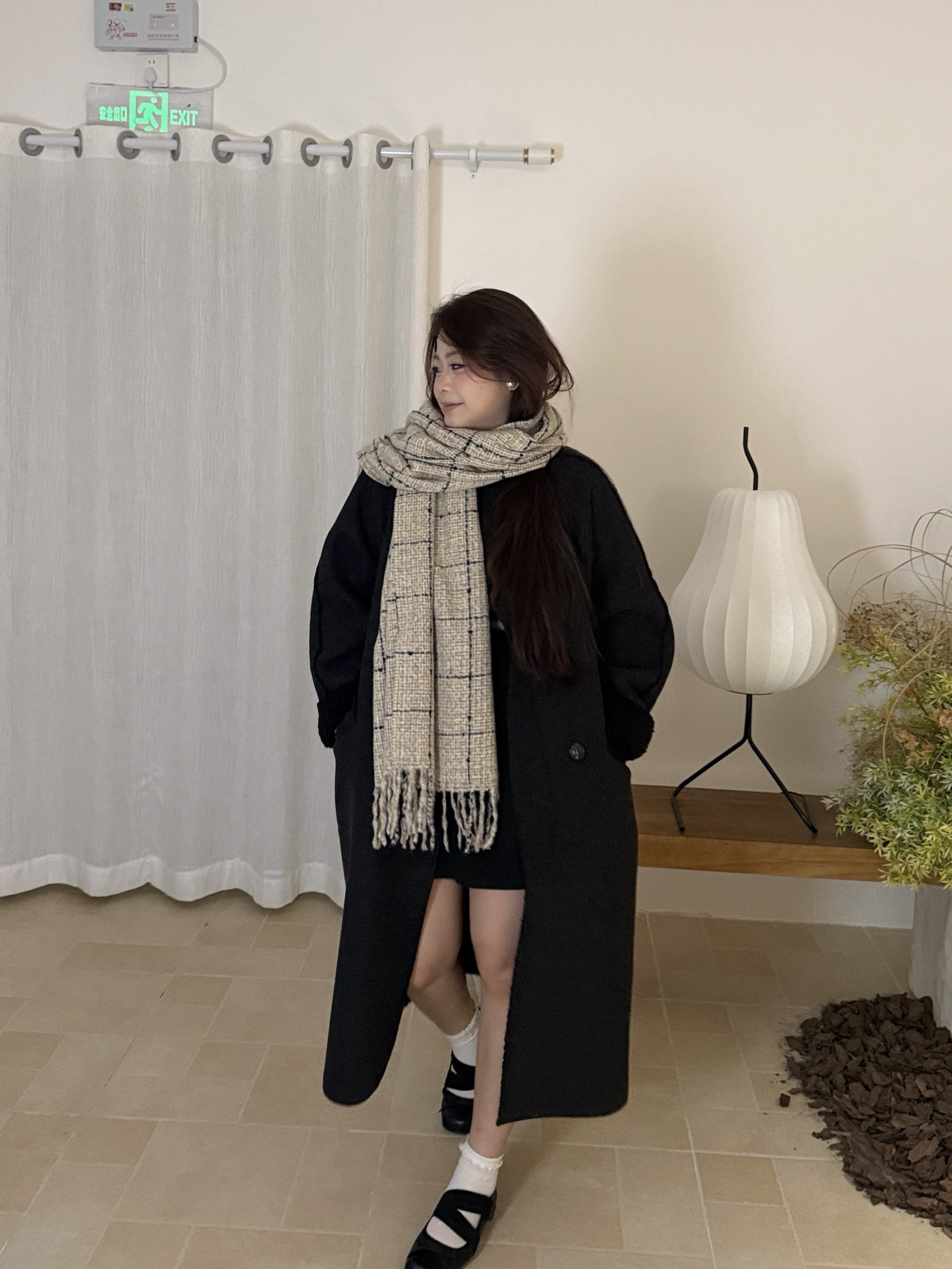 氛围韩系 气质百搭韩版的风衣棉服