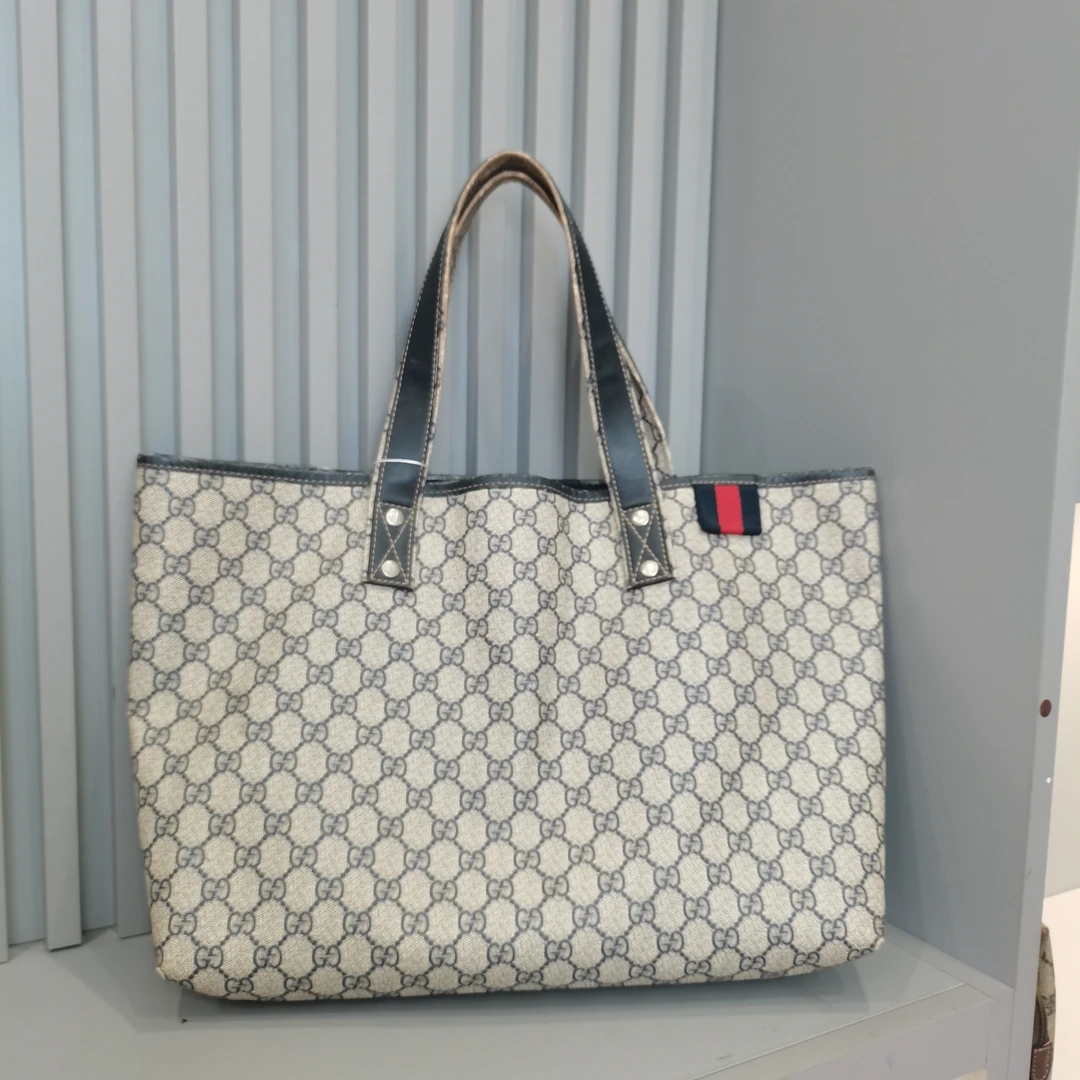 90新 GUCCI/古驰 兔兔奢G专属 /古驰托特包/250101001