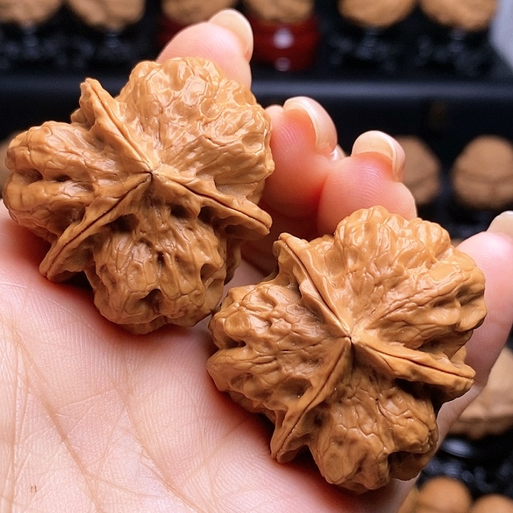 文玩核桃吊坠金尊龙脊