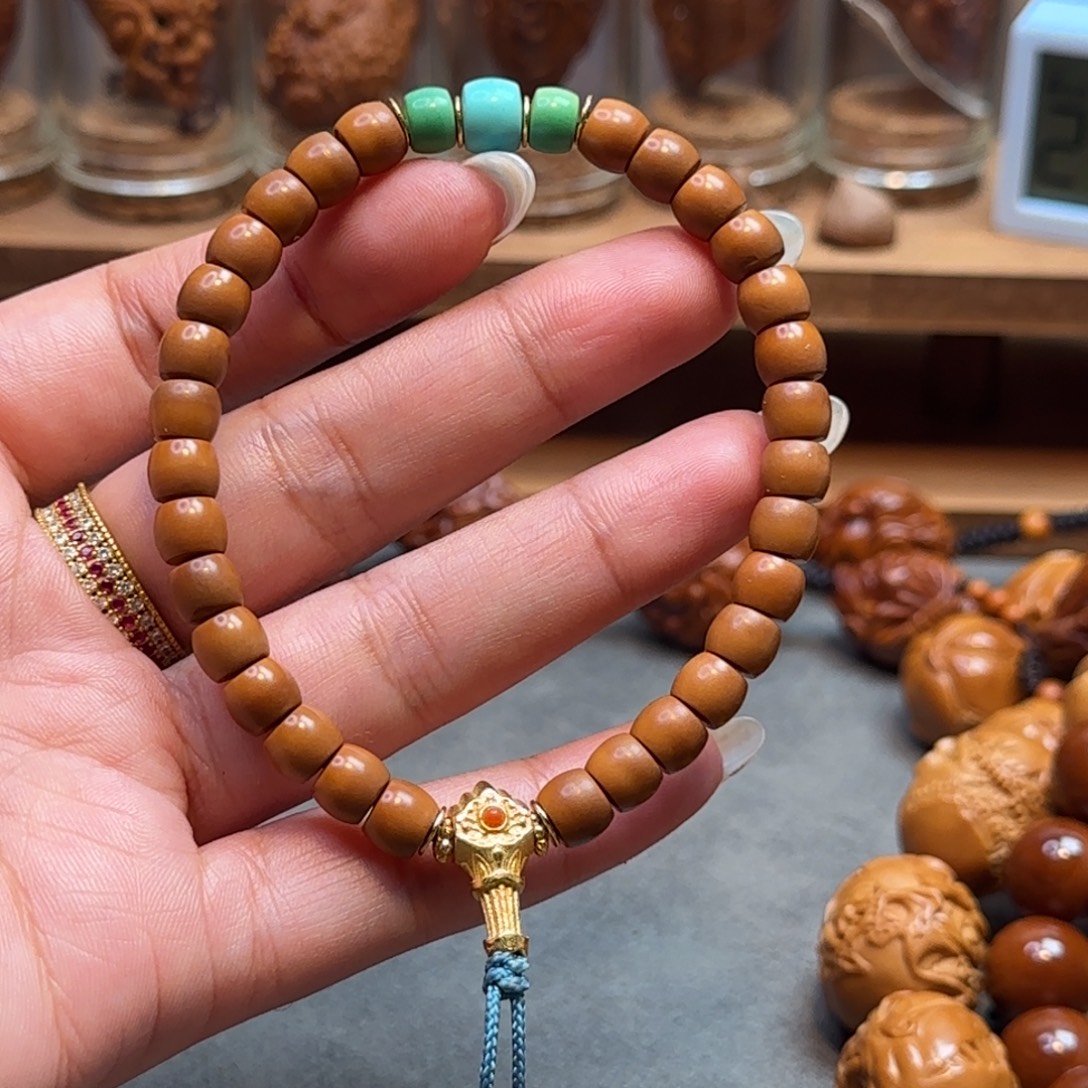 橄榄核吊坠核壁手串