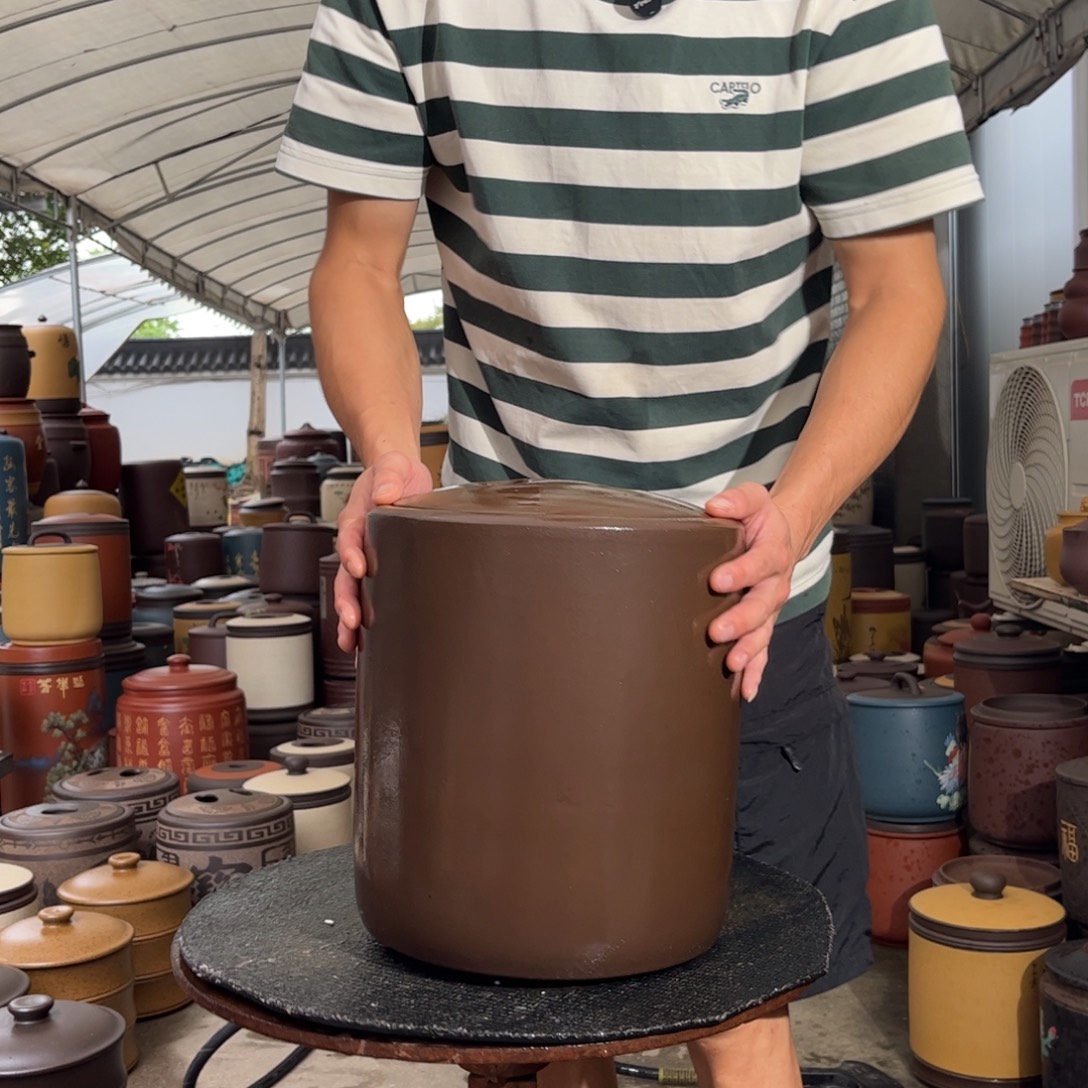 紫砂茶叶罐10 饼茶叶罐