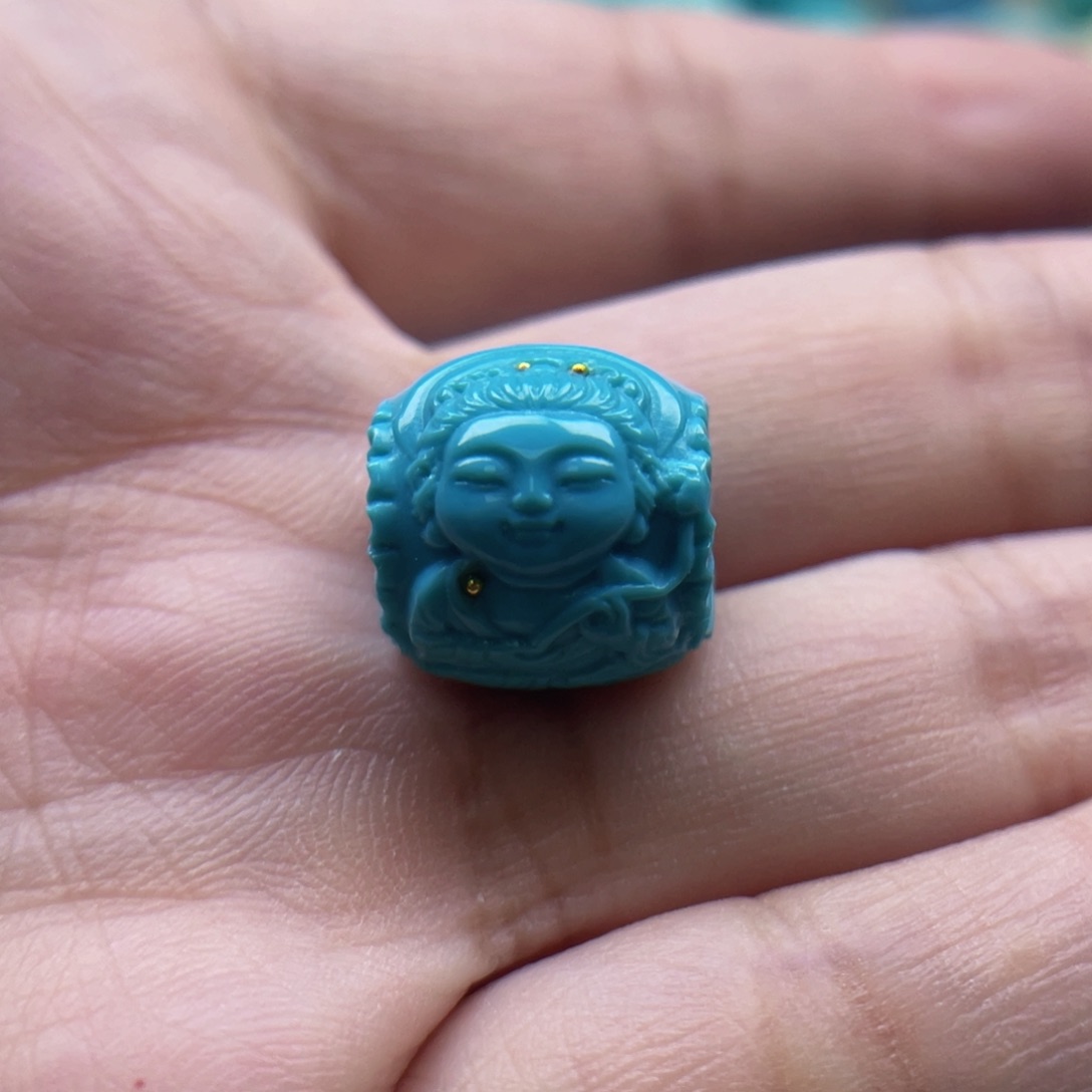 绿松石未镶嵌雕刻