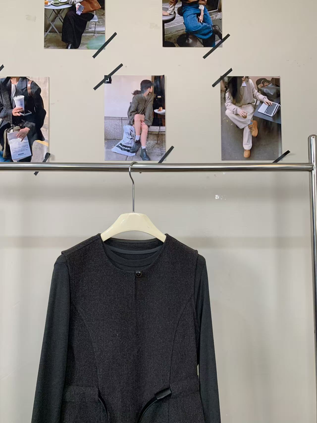 『雨美 Show』86170百搭马甲两件套