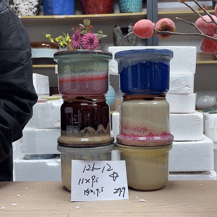 粗陶多肉花盆微瑕12