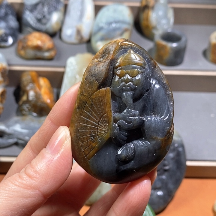 和田玉把件未镶嵌赵*雷