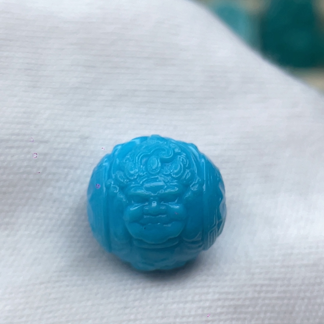 绿松石未镶嵌颈饰直径卡12