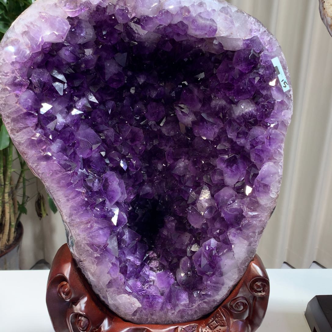 未镶嵌珠宝半成品紫晶天****?紫晶