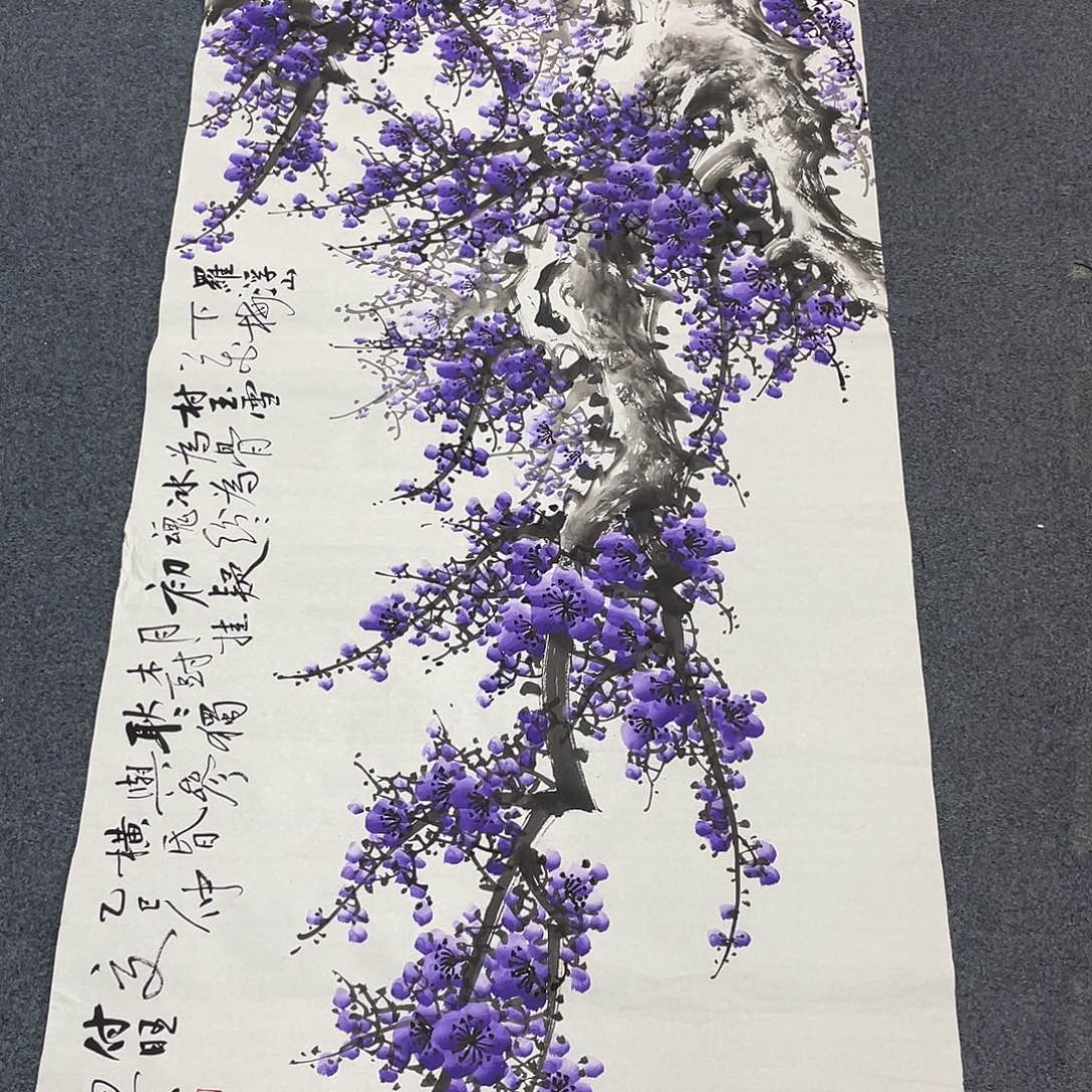 国画纯手绘字画宣纸