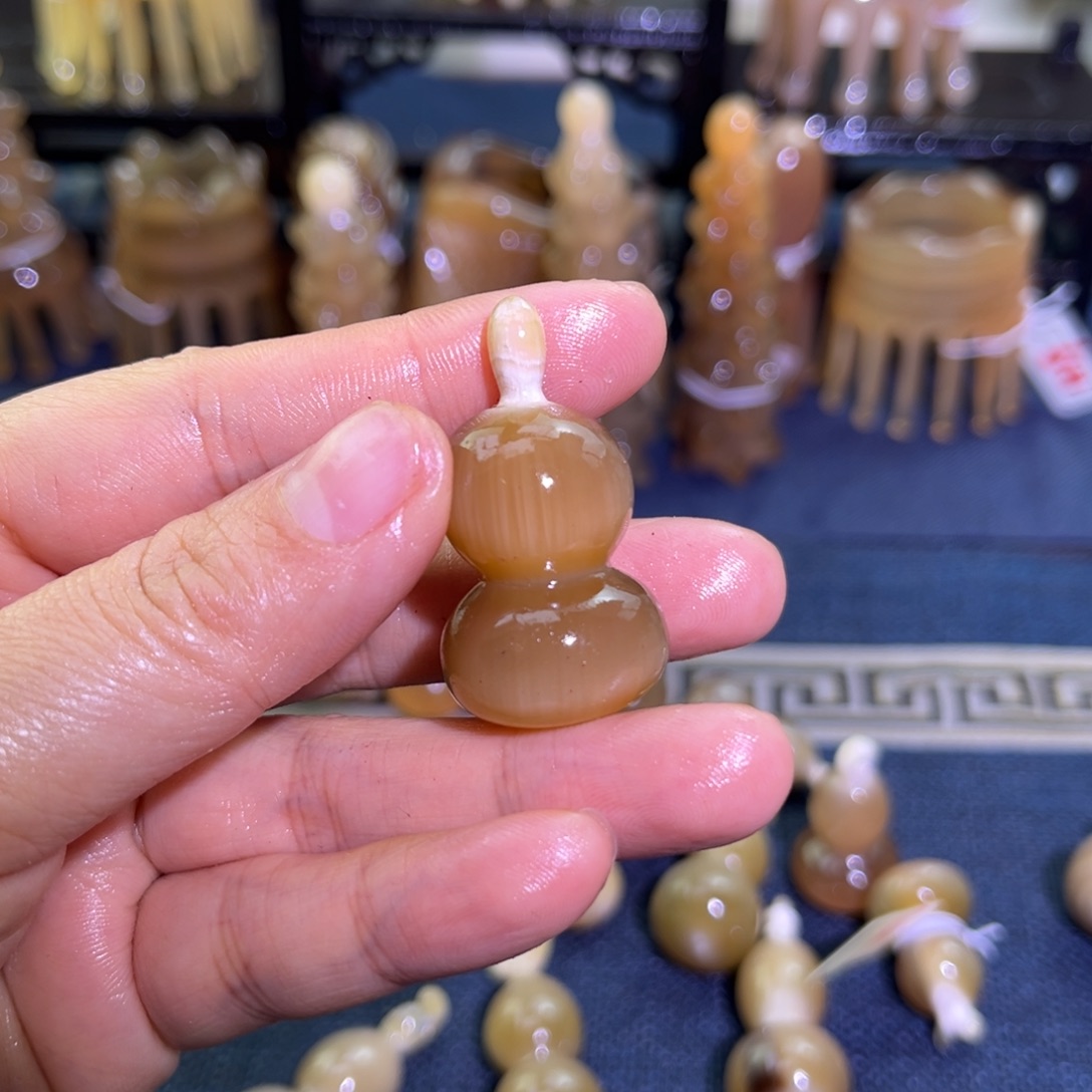 刚***～国内老白水实心葫芦