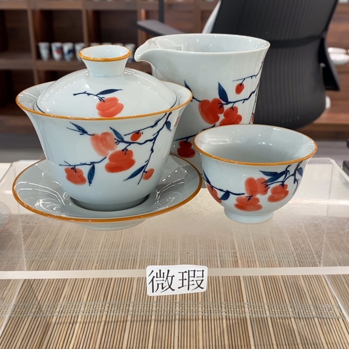 釉下老陶泥手工绘制