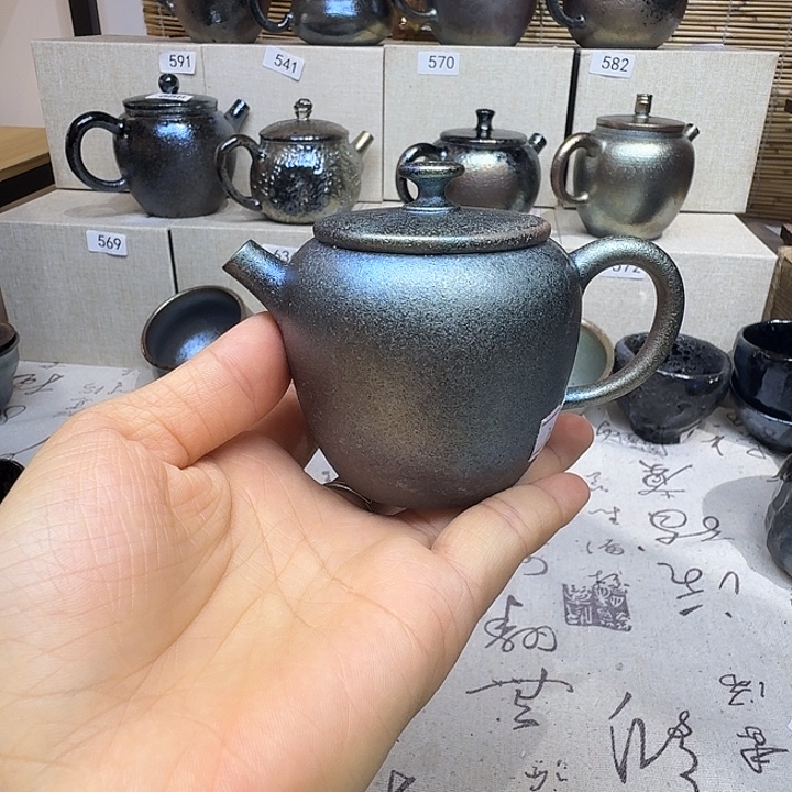 杯建水紫陶紫泥柴烧壶