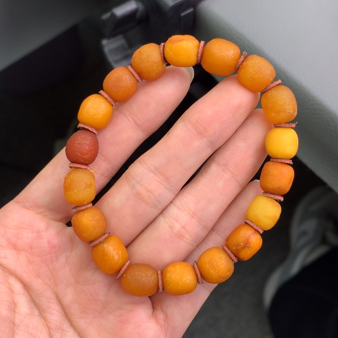 琥珀未镶嵌珠宝奇石9mm➕