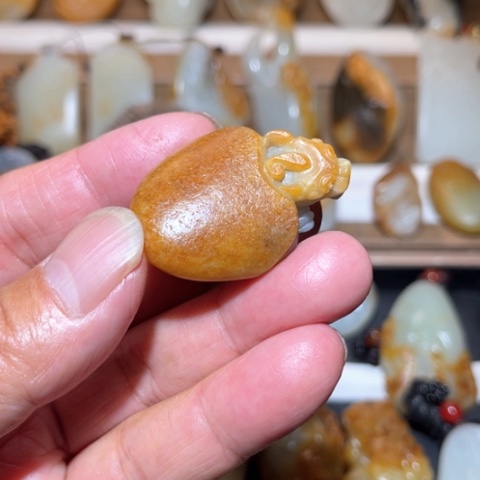 和田玉吊坠(不含链)未镶嵌