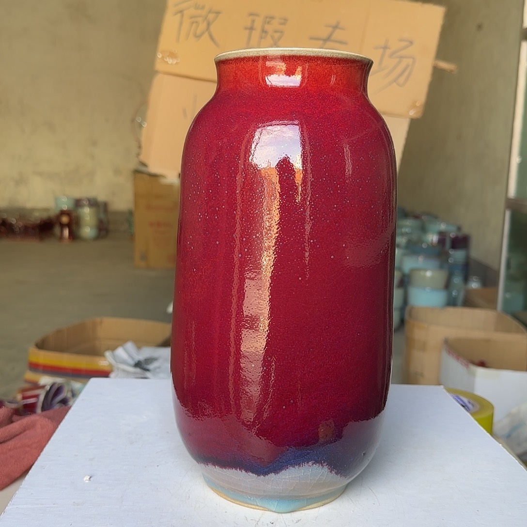 摆件陶郑家钧瓷摆件微瑕