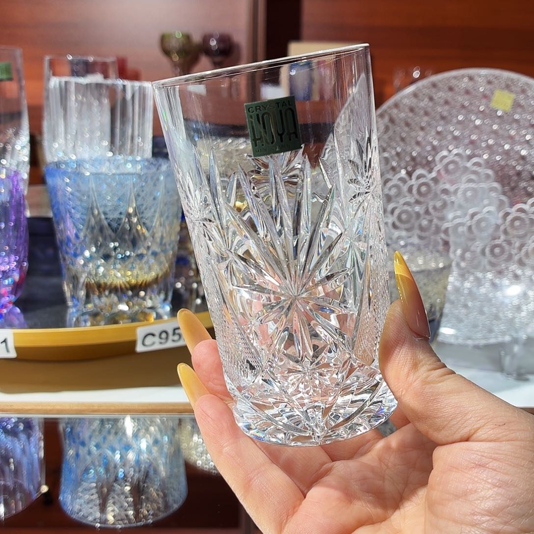 琉璃手工艺品豪雅水晶杯