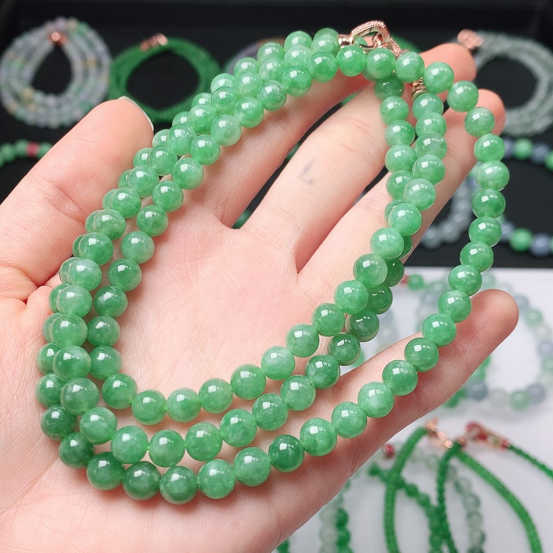 翡翠未镶嵌手链翡翠