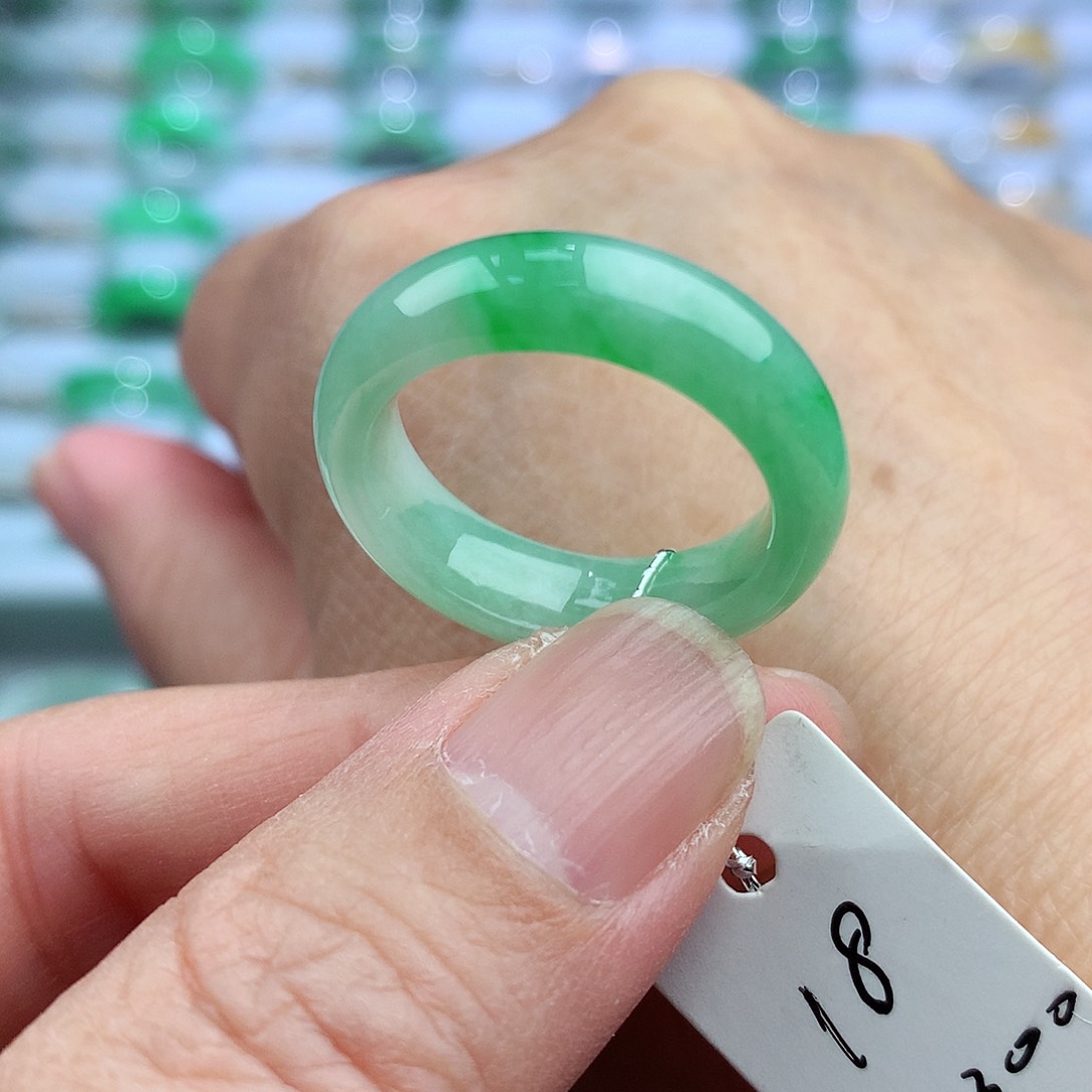 未镶嵌戒指翡翠18号