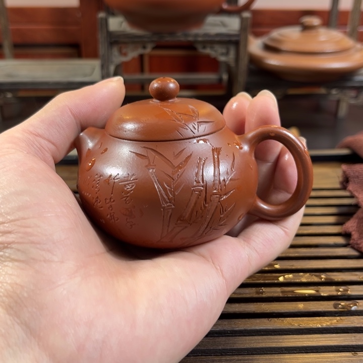 紫砂茶壶原矿紫砂半手工制作