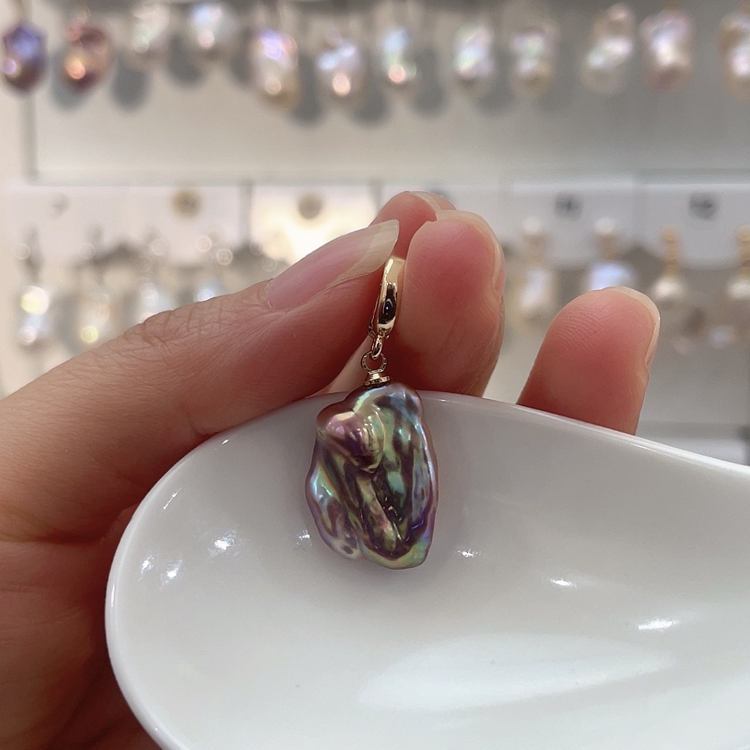 未镶嵌淡水珍珠吊坠(不含链)