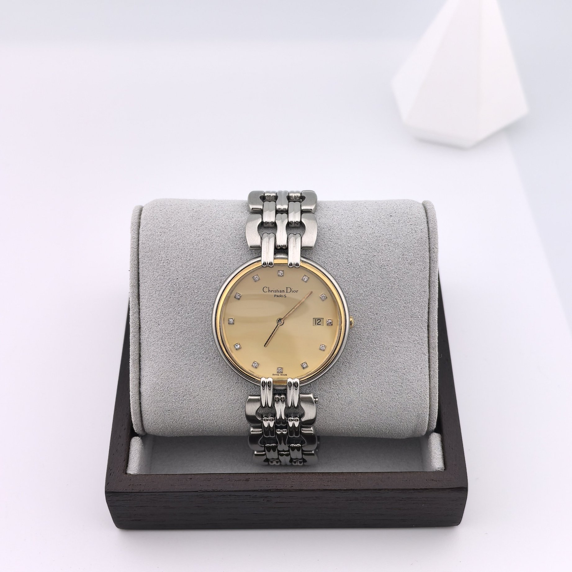 95新 DIOR/迪奥 【重庆中古谢漂亮】迪奥手表/间金手表/女表/01044