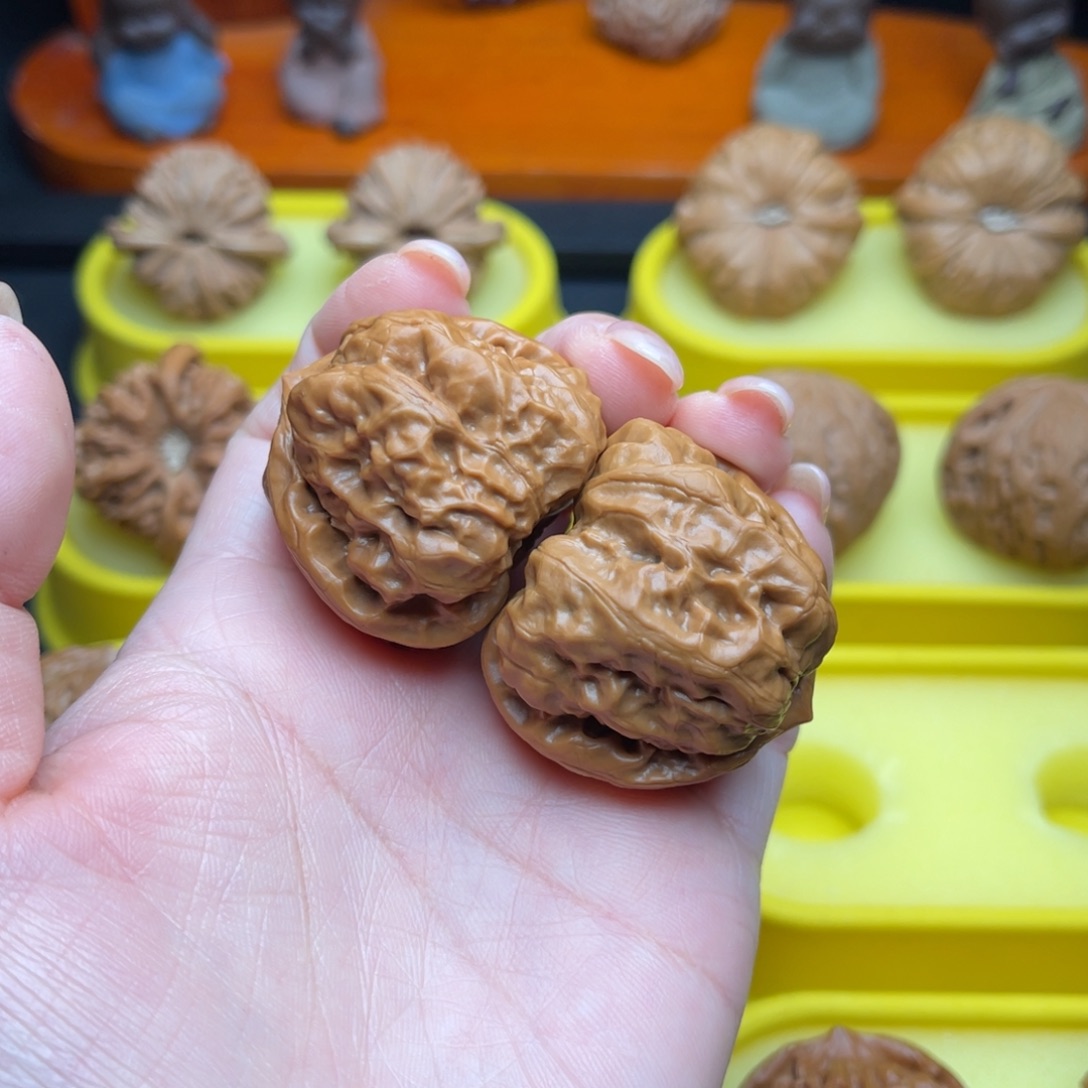 文玩核桃把件38蛤蟆头