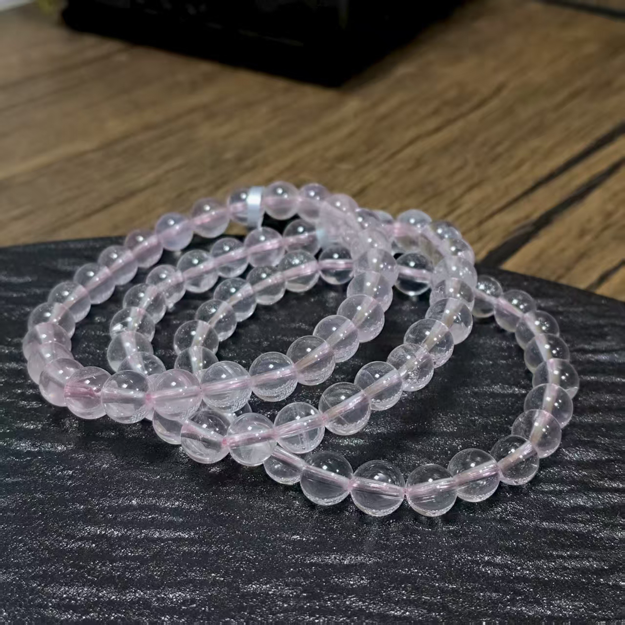 【拾晶轩】粉水晶单圈手链 约7mm 多样性发一件 1610BB