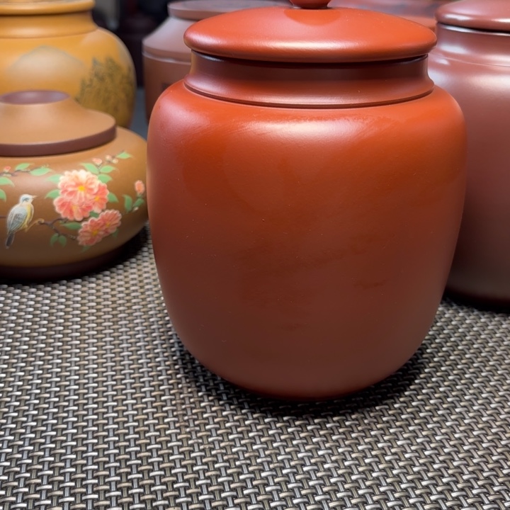 紫砂茶叶罐中高端紫砂茶叶罐